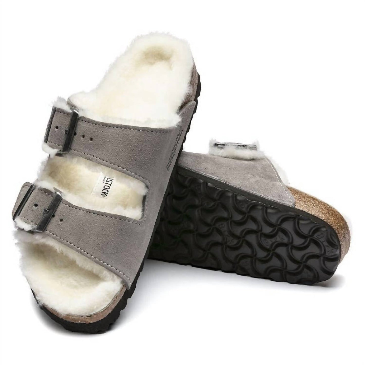 Birkenstock - Women's Arizona Shearling Suede Leather Sandals