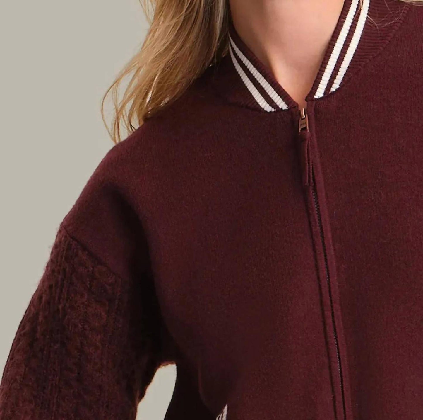 525 America - Flynn Cable Sleeve Bomber Jacket