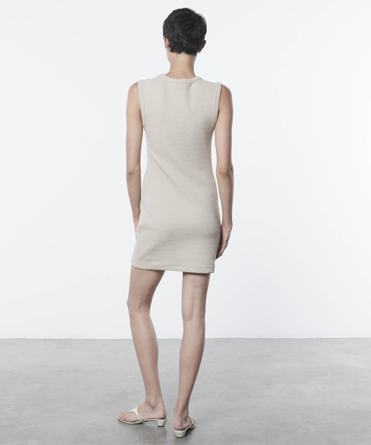 Enza Costa - TEXTURED JACQUARD SLEEVELESS DRESS