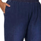 On The Plus Side - Plus Size Wide Leg Premium Cotton-blend Denim Jeans