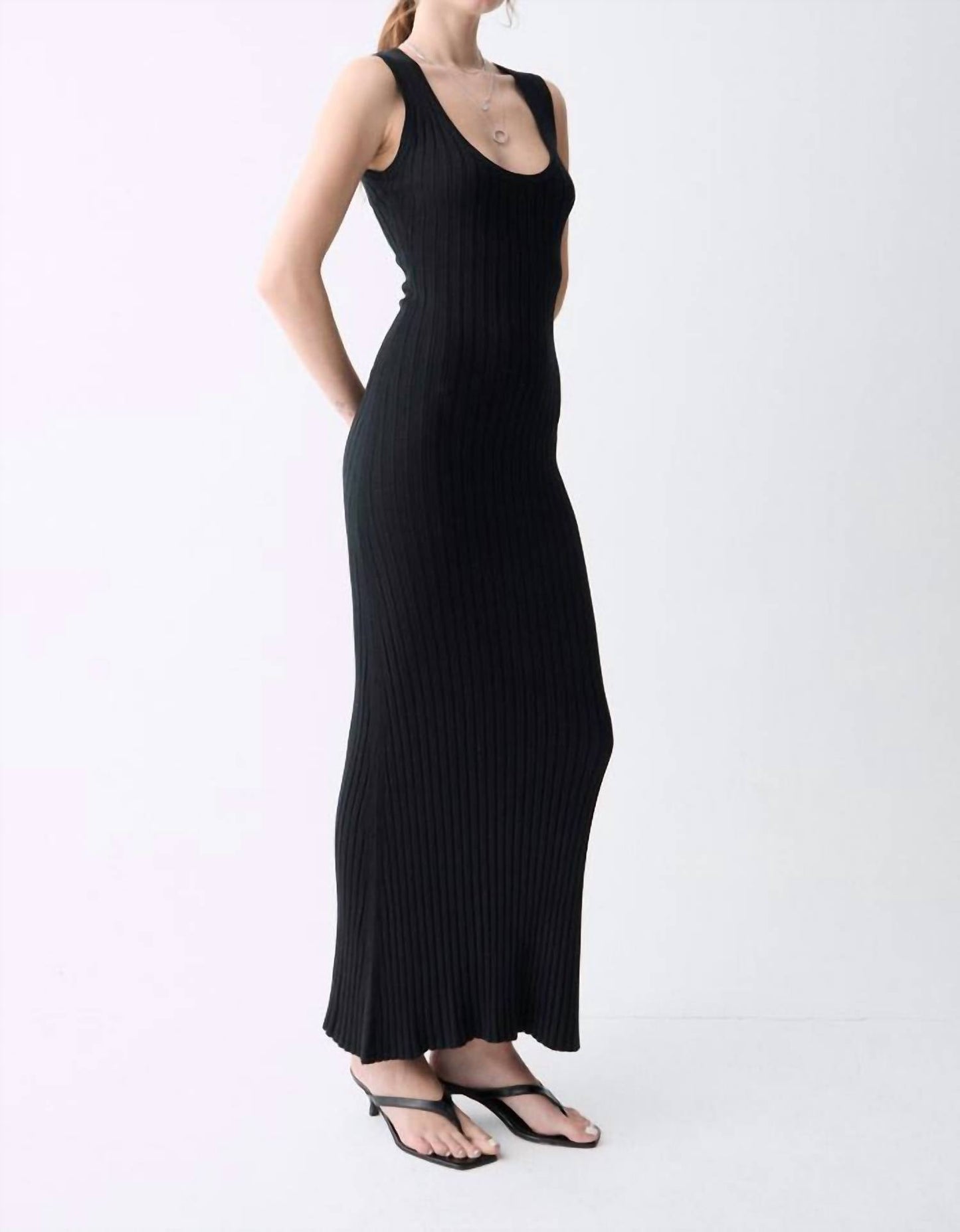 Deluc - Amora Knit Ribbed Maxi Dress