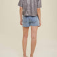 Wishlist - Sequin Boxy Relaxed Crop Top