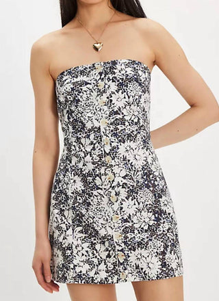 Free People - White Black Dress