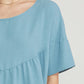 Entro - Round Neck Babydoll Top