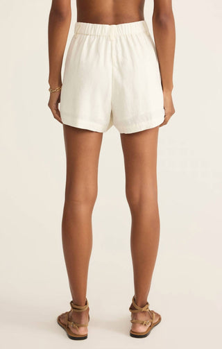 Z Supply - Topanga Mid-high Rise Linen Shorts