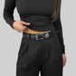 Petit Moments - Women's Rectangle Buckle Belt