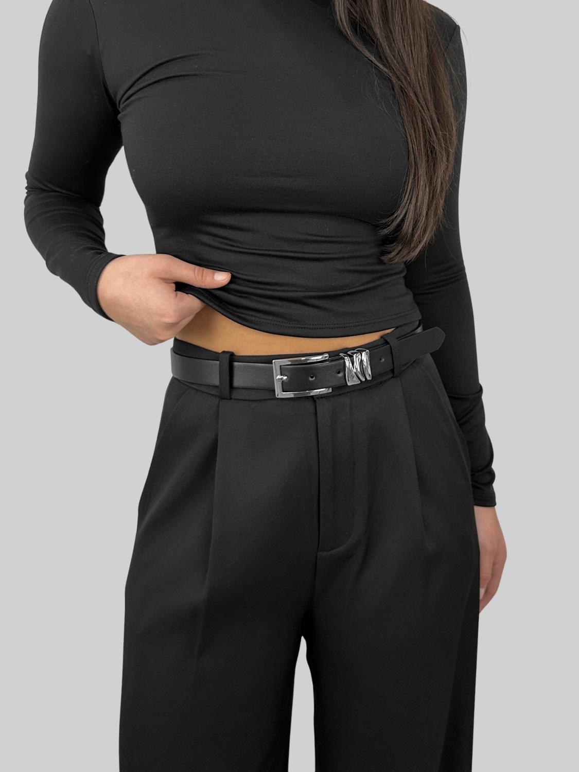 Petit Moments - Women's Rectangle Buckle Belt