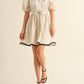 Klesis - Cream Noir Mini Dress
