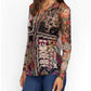 Johnny Was - MAZZY BUTTON DOWN FITTED BLOUSE (SLIP)