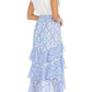 Allison New York - Ella Cascading Ruffles Midi Skirt