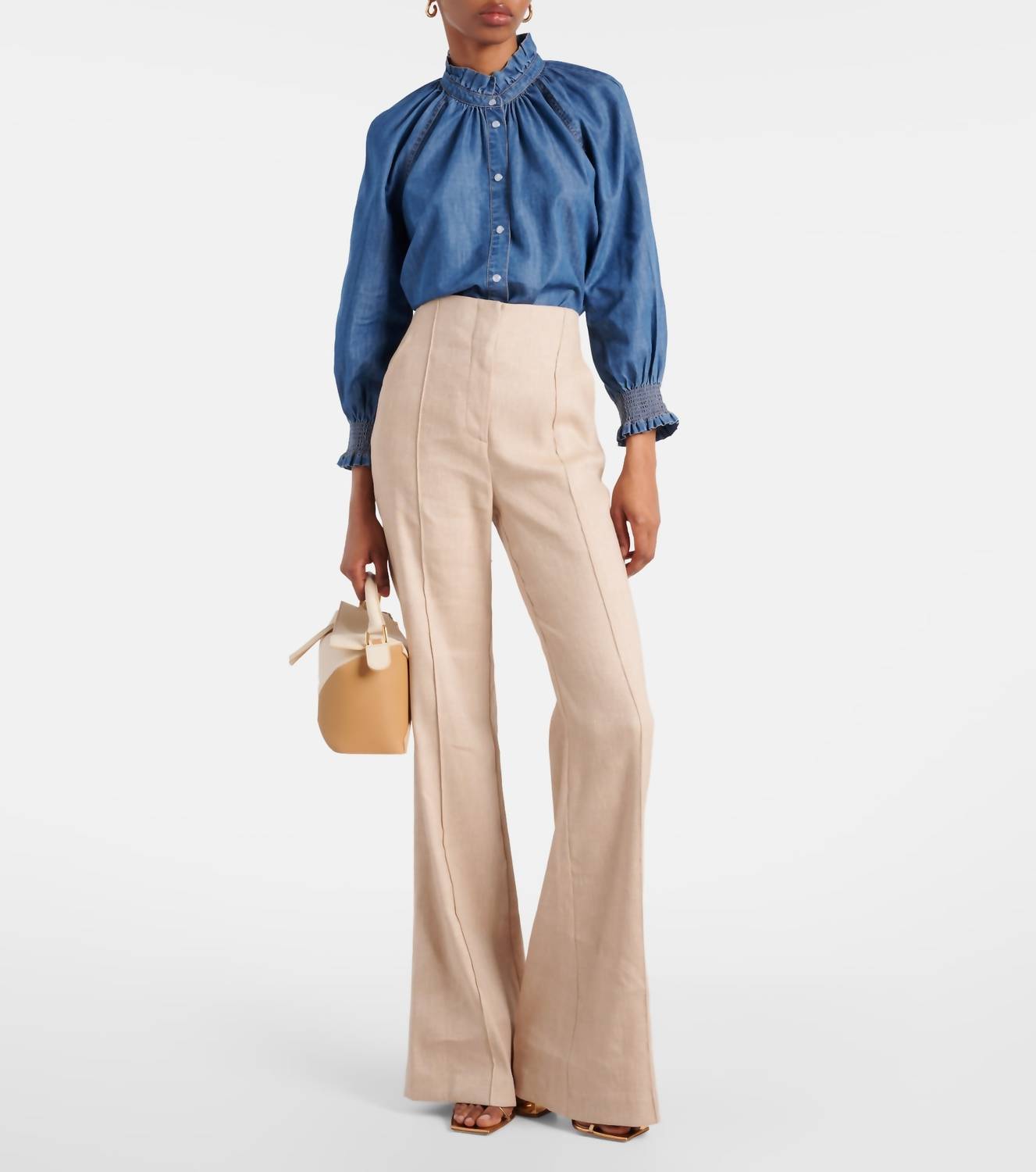 Veronica Beard - Komi Flare Leg Pants