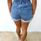 Anniewear - Drown Me In Love Loose Fit Denim Shorts
