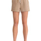 Entro - Contrast Ruffle Sleeves Top & Short Set
