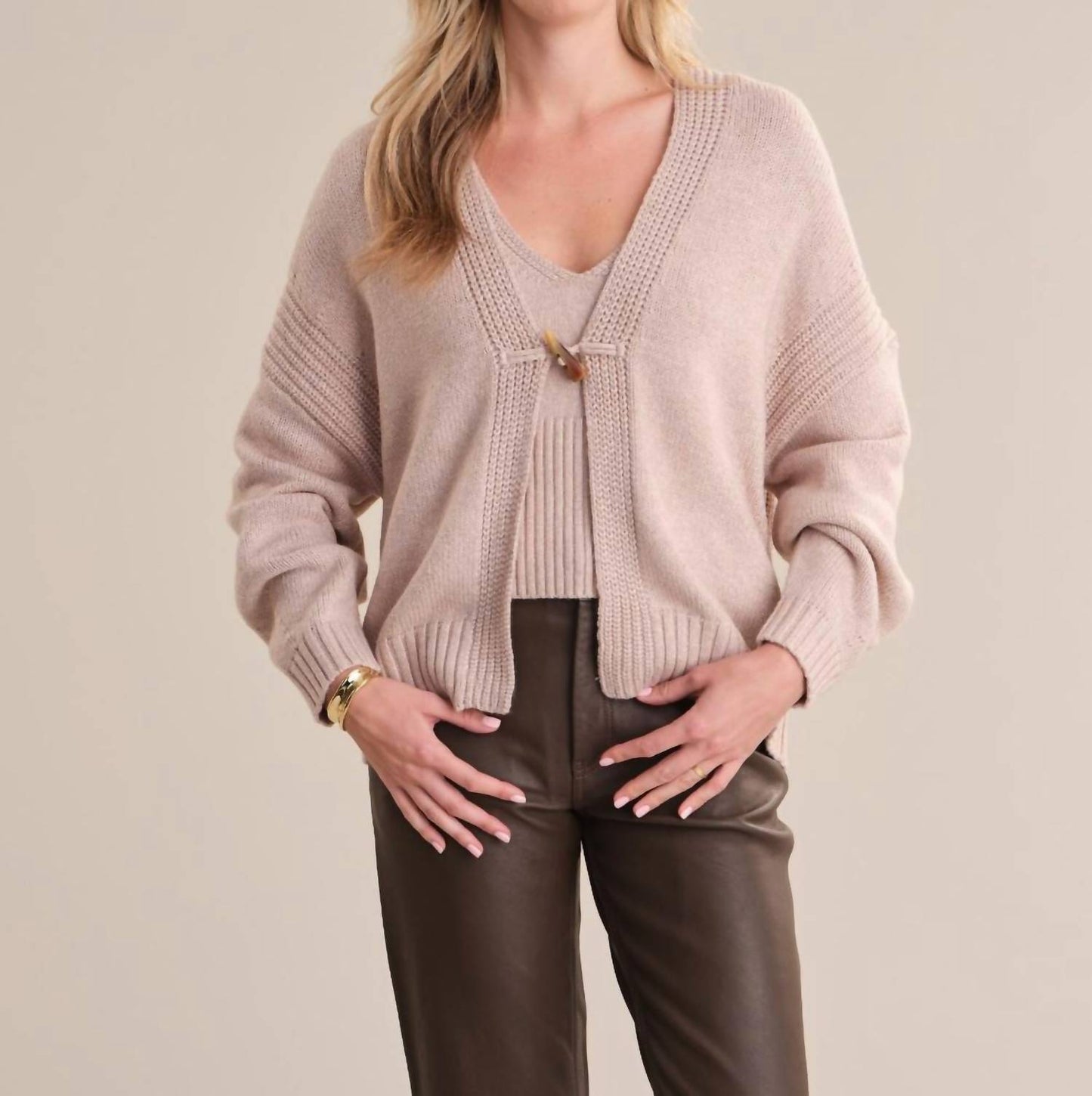 525 America - Olivia Textured Cardigan