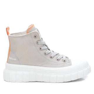 Xti - Women's Canvas High top Ankle Boots