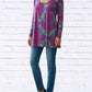 Diva Usa - Sibella Pleated Front Long Sleeve Blouse