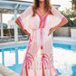 Spartina 449 - Palm Stripe Long Kaftan Dress