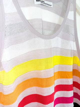 Replica Los Angeles - Sunset Stripe Boxy Tank Top