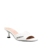 Love Moschino - Women's Leather Quilted Heels Mule
