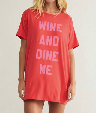 Z Supply - Wine & Dine Me Night Shirt