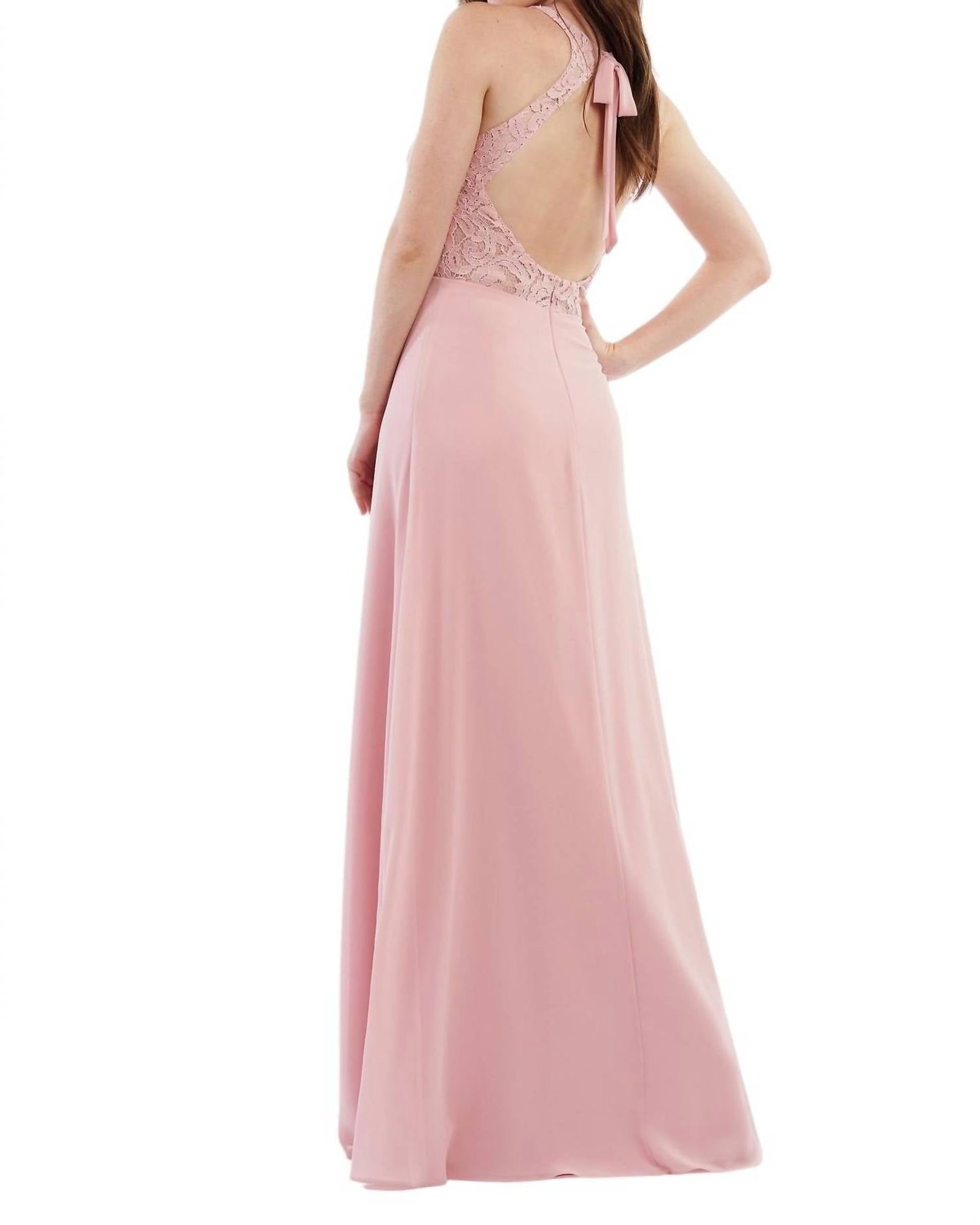 Jasmine Bridal - Charlotte Chiffon & Lace Long Bridesmaid Dress