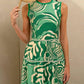 Adelyn Rae - Alva Leaf Midi Dress