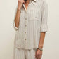 Z Supply - ALFIE STRIPED BUTTON UP TOP