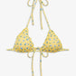 Frankies Bikinis - Tidal Floral Triangle Bikini Top