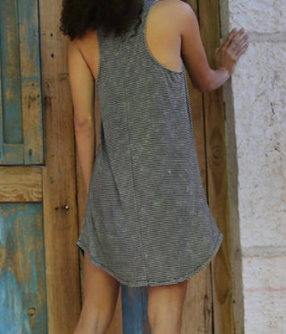 Angie - Acid Wash Mini Dress