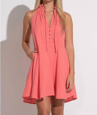Elan - Ryan Halter Mini Dress