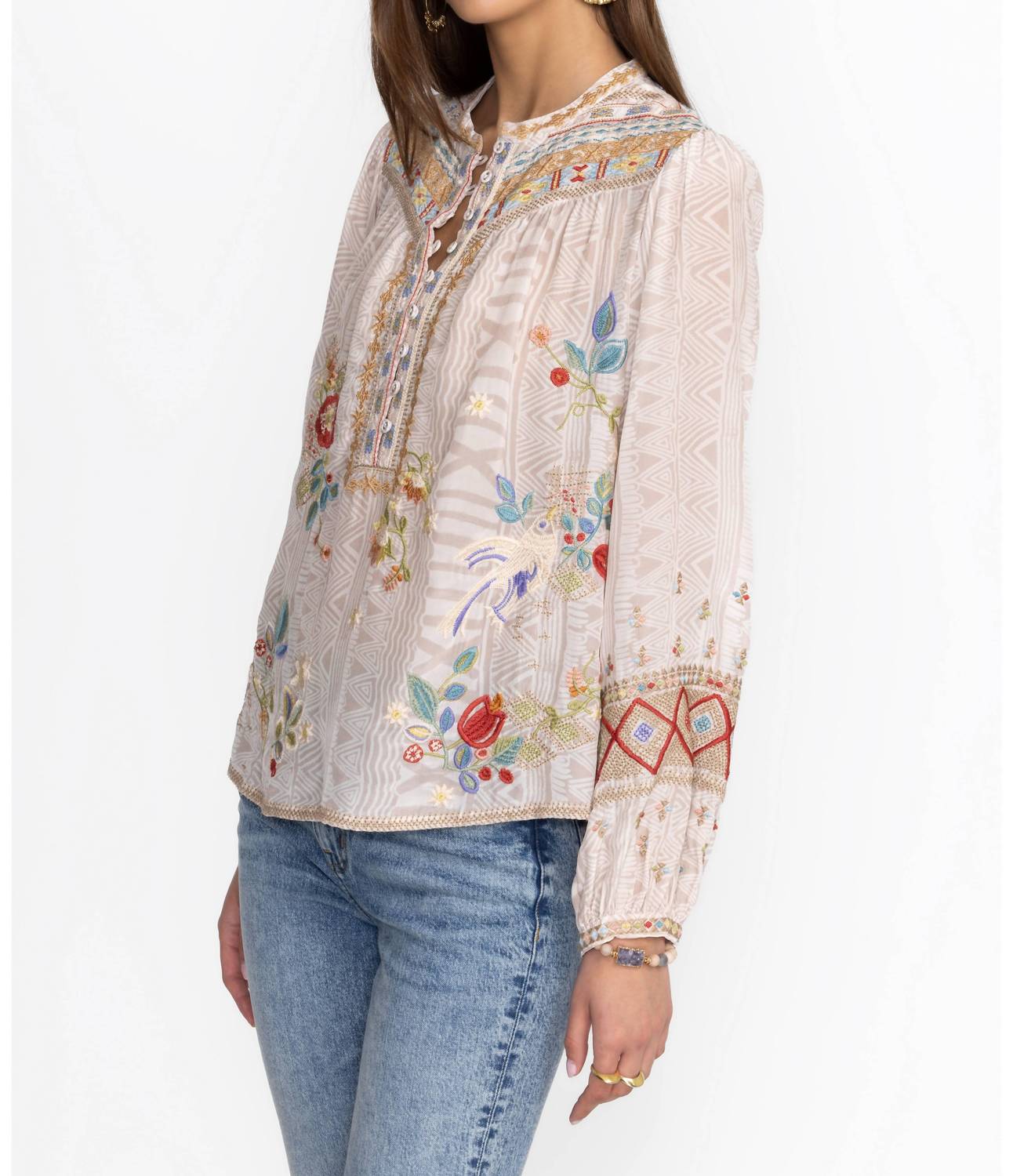Johnny Was - Forest Fern Blouse