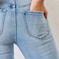 Trendsi - Women's Kancan Full Size Mid Rise Y2k Slit Bootcut Jeans