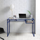 Yasin Glass Top Writing Desk