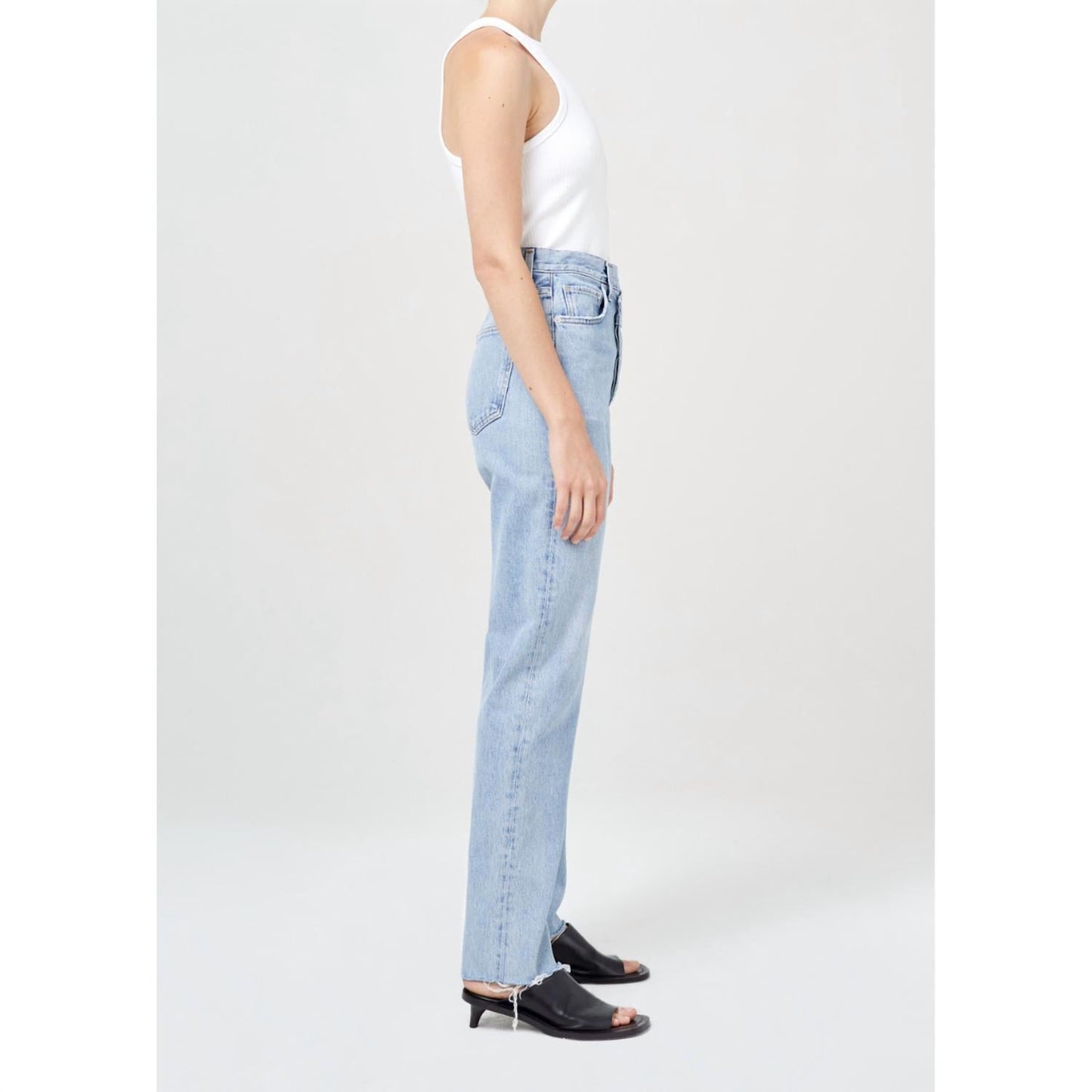 Agolde - Criss Cross Straight Leg Jeans