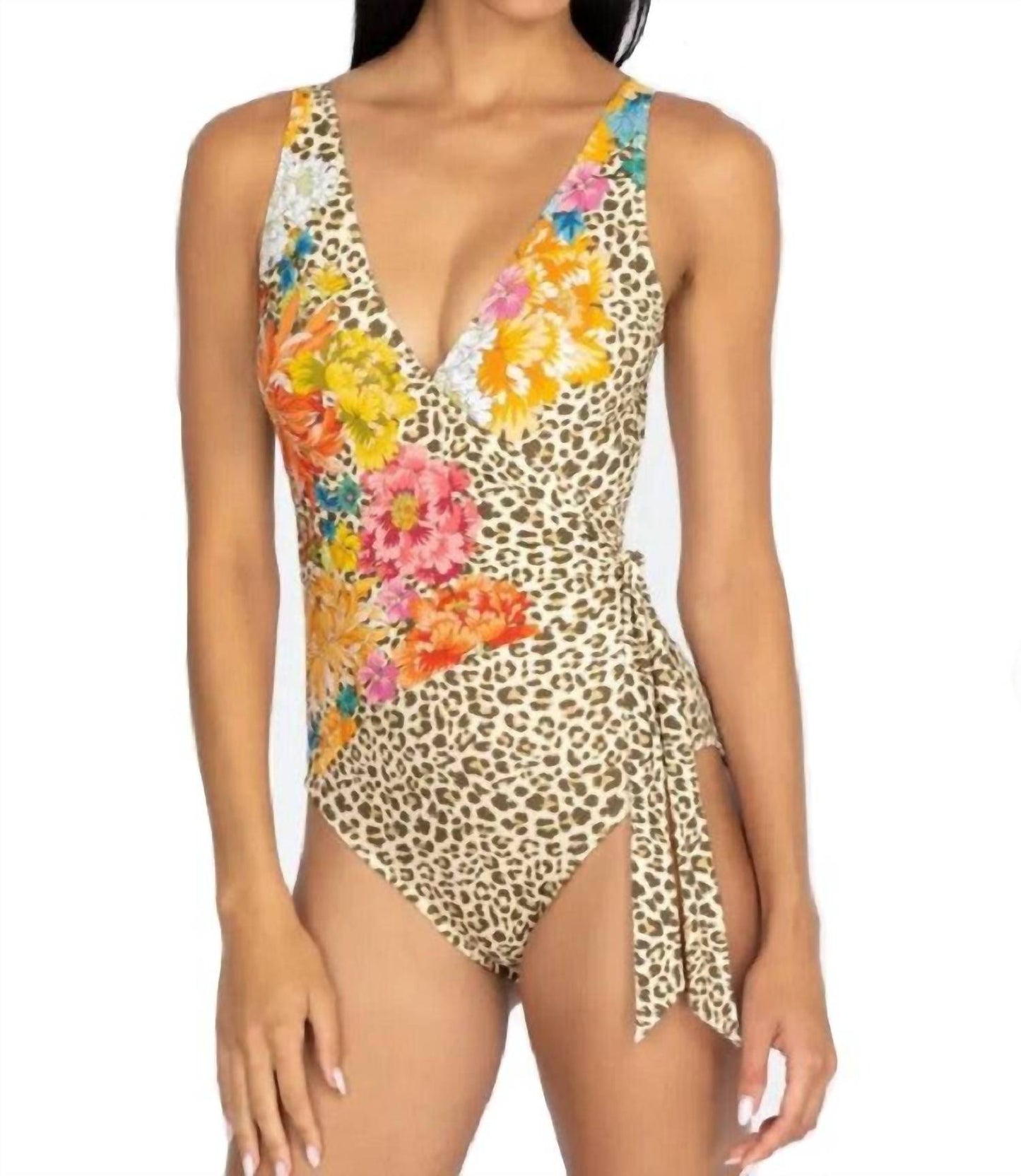 Johnny Was - Leopard Wrap One Piece