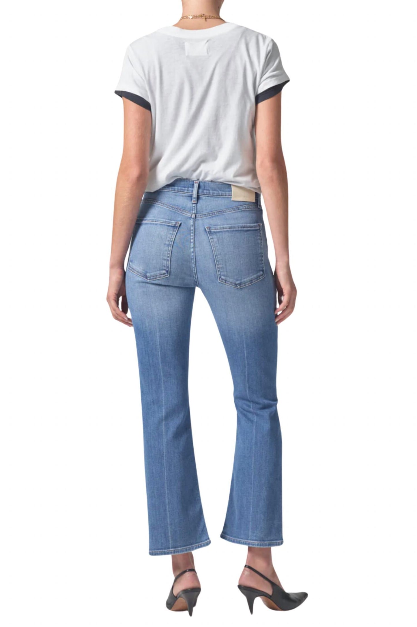 Citizens Of Humanity - Isola Mid Rise Cropped Boot Jeans