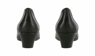 Sas - Women's Milano Black Leather Pump Heels