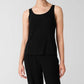 Eileen Fisher - Stretch Silk Jersey Scoop Neck Tank