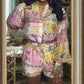 Luxxel - Spring Paisley Short Set