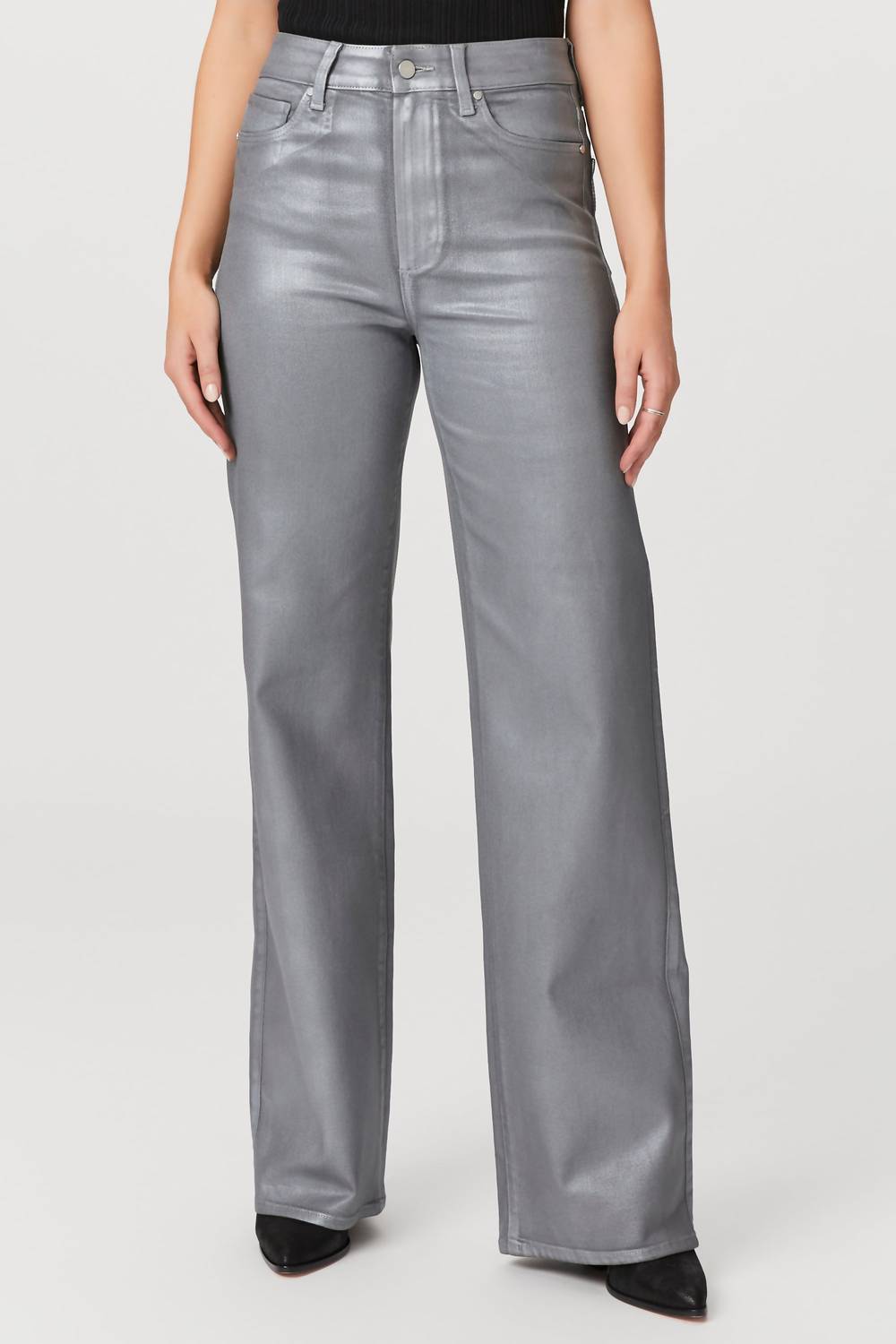 Paige - Sasha High-rise Wide Leg Jeans