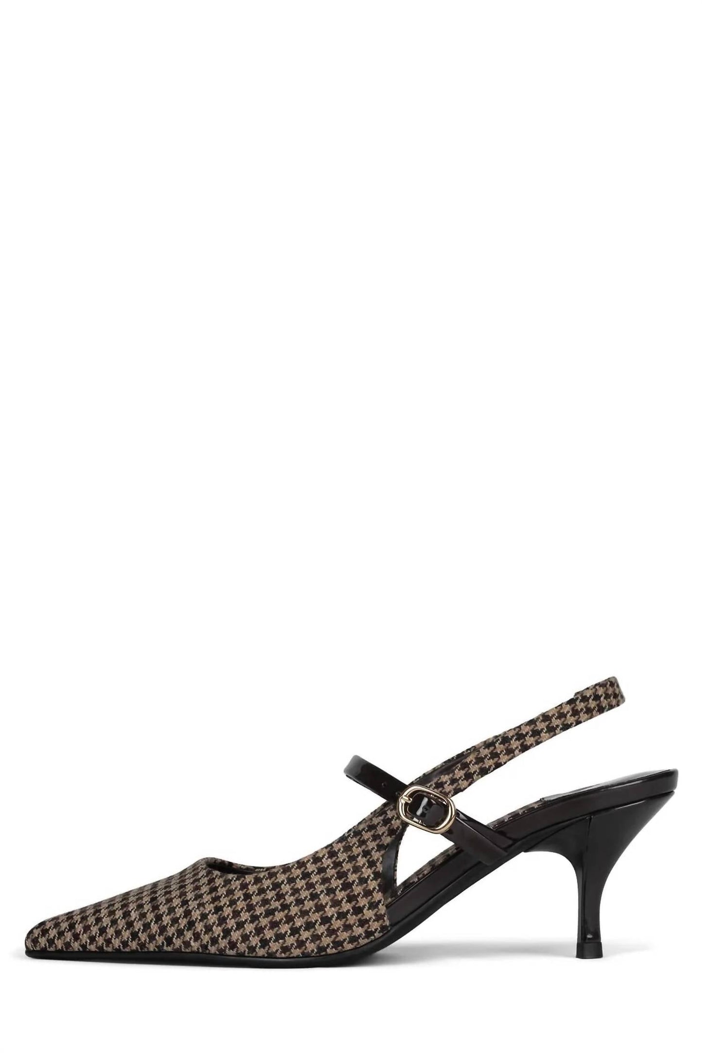 Jeffrey Campbell - Tanya Houndstooth Slingback Heel Pumps