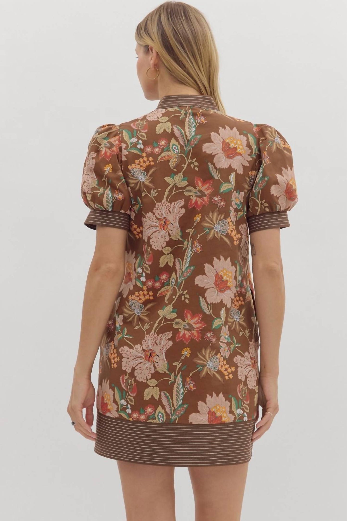 Entro - Renee Fall Floral Mini Dress