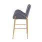 Fabric Counter Height Bar Stools (Set of 2)