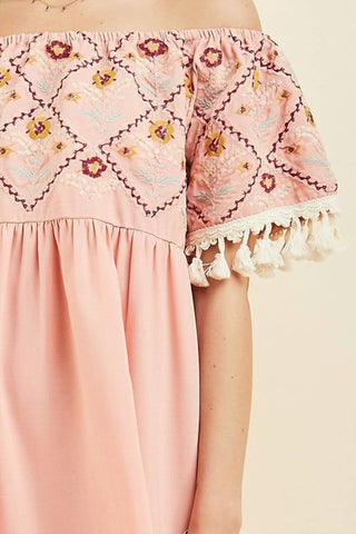 Entro - Wildflower Off The Shoulder Dress