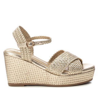 Xti - Women's Metallic Wedge Sandals
