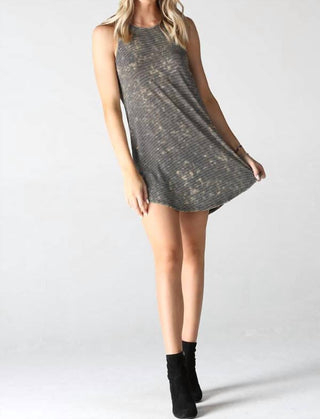 Angie - Acid Wash Mini Dress