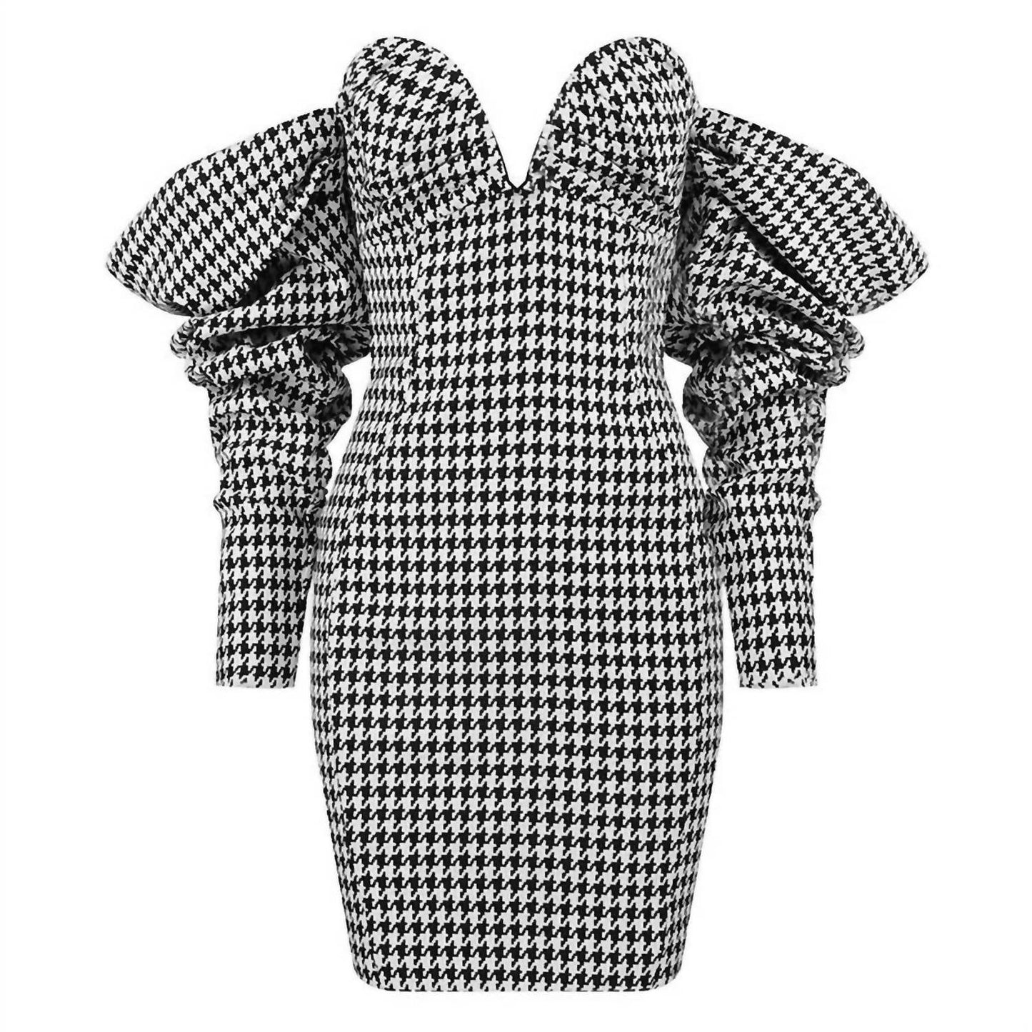 Porshia By Porshia Banks - Privilege Houndstooth Dress