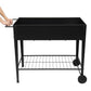 Mobile Metal Raised Garden Bed Cart with Legs