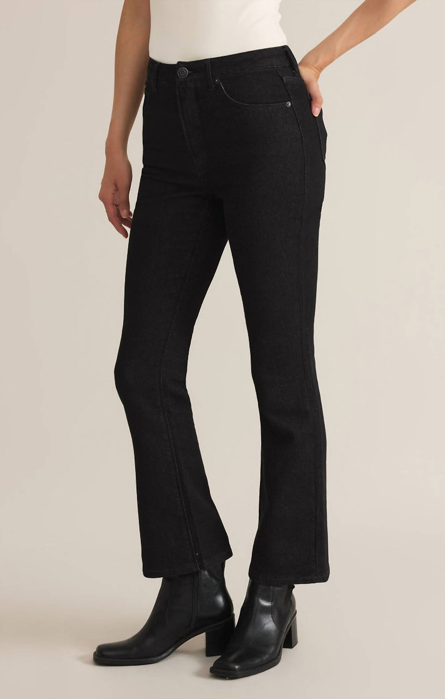 Z Supply - Lia Denim Ankle Kick Flared Jeans