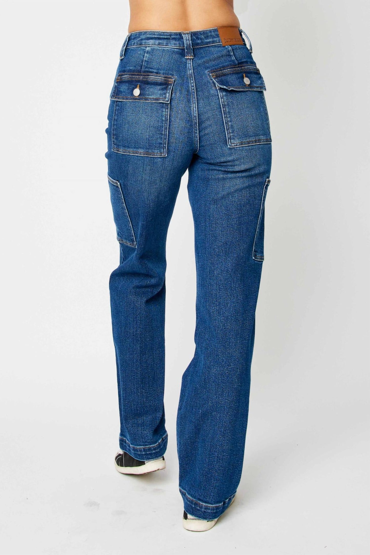 Judy Blue - High Waist Cargo Bootcut Jeans